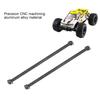 2 Pcs 101mm Metal Dog Bone Drive Shafts for FS 53633   51805   51806 1 10 Scale RC Car (Black)