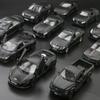 Matte Black Metal Car Series BMW Mercedes Benz Maserati McLaren Jeep Toyota Ford Diecasts & Toy Vehicles 1:36 Alloy Model Pull Back Cars