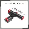 Handlebar Grips Pair Rubber Non Slip Ergonomic Bike Replacement Suitable for Pedal