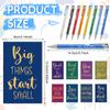 32 Pcs Employee Appreciation Gifts Inspirational Quote Pens Notepads Motivational Ballpoint Pens Small Pocket Notebook Funny Mot