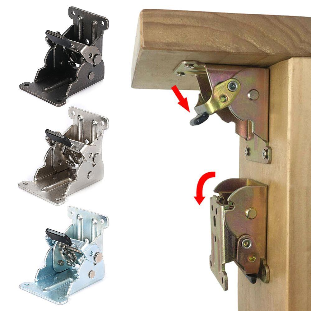Chair Extension Fold Feet Hinges Support Frame Self-Locking Folding Hinge Table Leg Fittings