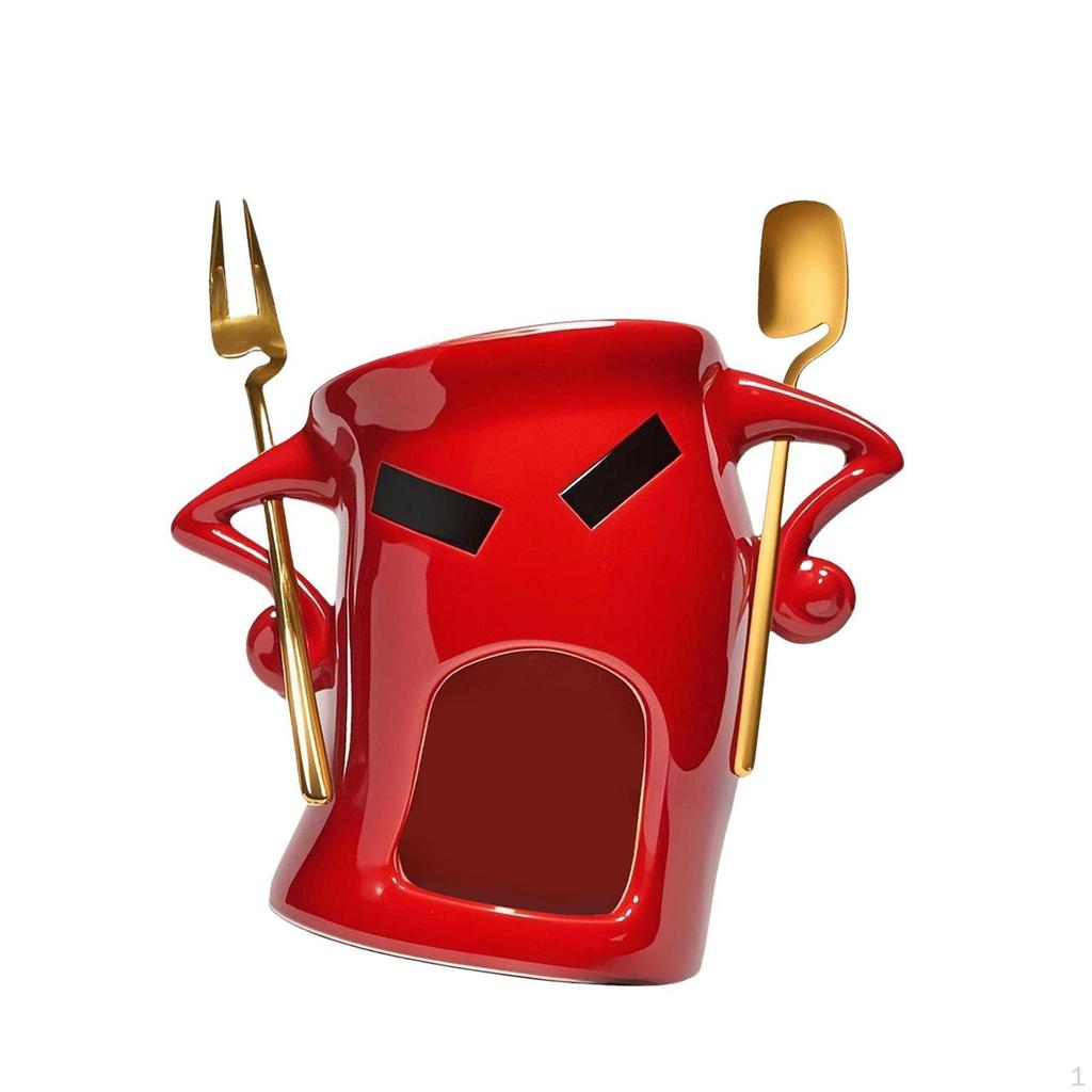 Ceramic Chocolate Fondue Mug Sweet Cup Set for Date Night