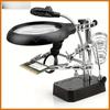 Welding Repair Bench With Magnifying Glass PCB Holder, Welding Tool Third Helper Flexible Arm