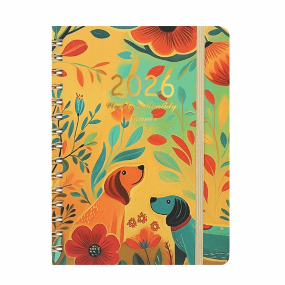 Jan.2026 - Dec.2026 Calendar 2026 Weekly and Monthly Academic Planner High Quality 2026 Planner