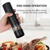 Electric Grinder Automatic Pepper Sea Salt Grinder Bottle USB Rechargeable Adjustable Spices Powder Grinder Kitchen Tools