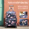 Waterproof Diamond Trolley Handbag Backpack for Travel and Boarding