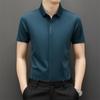 Summer Clothing Summer Casual Men's Short-sleeved Ice Silk Shirt for Young and Middle-aged People Casual Stylish Slim Shirt