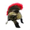 Samurai Helmet Greek Corinthian Ancient Costume Vintage Wearable Knight with Plume