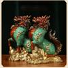 Colored Copper Qilin Kylin Ornaments Attract Wealth Divine Beasts Lucky Qilin Office Living Room Decorations Housewarming Gifts