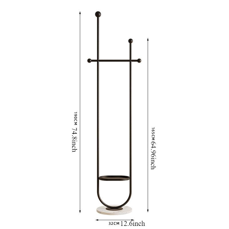 Stand Portable Clothes Rack Bedroom Floor Holder Clothes Hanger Hat Rack Home Modern Perchero De Pie Clothing Store Furniture