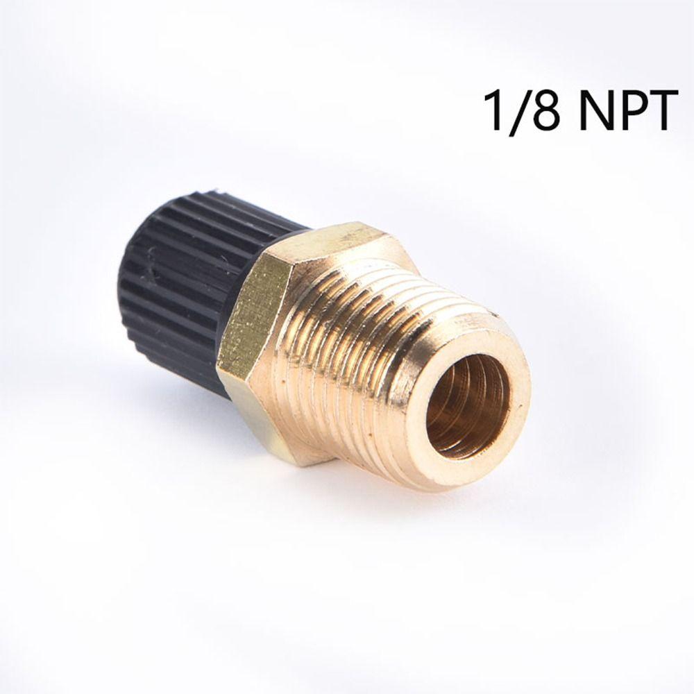 1/4 NPT 1/8 NPT M10 Air Compressor Tanks Fill Valve Brass Automobile Tire Valve Core