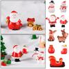 Decorations Bonsai Decor Fairy Garden Xmas Tree Miniature Snowman Santa Claus Christmas Figurines