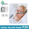 BMC P2H Nasal Pillow CPAP Mask Silicone SML Size All In Sleep Mask For Snoring And Apnea Treatment With Belt