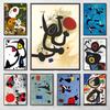 1pc Modern Joan Miro Surrealism Art Poster Stickers Art Wall Murals Decor Game Room Decor Gifts Kawaii HD Painting Cat Cars