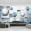 Wallpaper 3D Stereo Crystal Ball Abstract Mural Poster Living Room TV Sofa Bedroom Home Decor