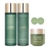 Kim Jeong-moon Aloe Cure Set Toner 130ml + Emulsion 130ml + 2x Cream 50g 1 Set + 2 X 2x Cream (3.5g) Provided