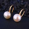 1 Pair Women Hanging Earrings Trend Boucle Party Wedding Fashion Round Jewelry