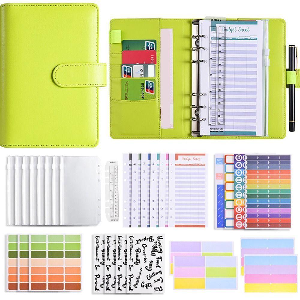 With Zipper Cash Envelopes Budget Binder A6 Savings Binder Budget Planner Organizer Men Women