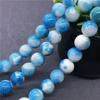 Persian Chalcedony Blue White Loose Beads Round Beads DIY Bracelet Necklace Jewelry
