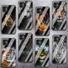 Tiger Tempered Glass Phone Case For iPhone Samsung Galaxy OnePlus Oppo Xiaomi Redmi Note S A 7 8 9 10 11 12 13 14 20 21 22 53 Pro Max Plus Ultra