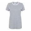 SF Men Unisex Adult Striped Heather Regular T-Shirt