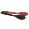 Durable Anti-rust Wear-resistant Ergonomic Handgrip Dining Silicone Non Stick Oval Spoon for Dorm Fruit Spoon