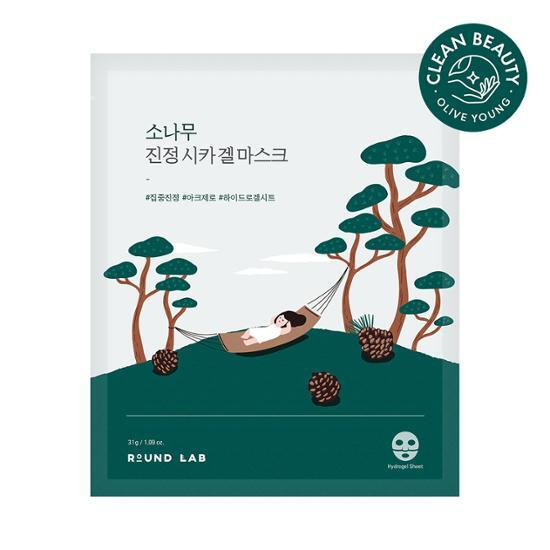 Круглая обертка Pine успокаивающая гелевая маска Cica 1 шт. (Только)