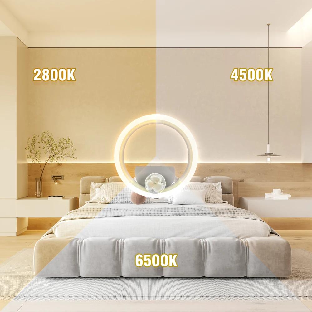 Modern Luxury LED Wall Light Gold Creative Acrylic Wall Light for Aisle Sconce Living Bedroom Bedside Corridor Home Decor