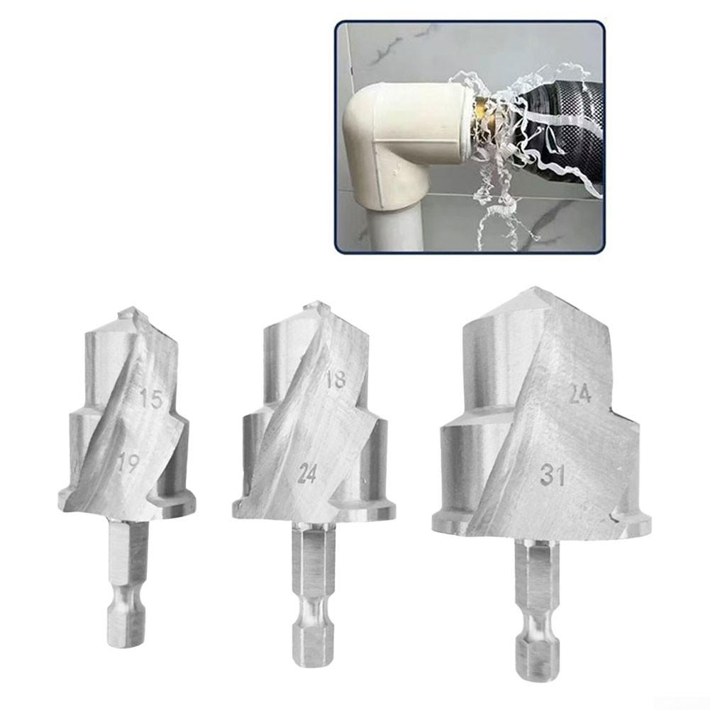 Hex Water Pipe Tool Spiral PPR Drill Bit Stepped Drill Bit