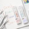 Two-color Key Double-line Pen Three-dimensional Outline Cute Dreamy Drawing Creative Girl Heart Round Head Hand Account Pen Fluorescent