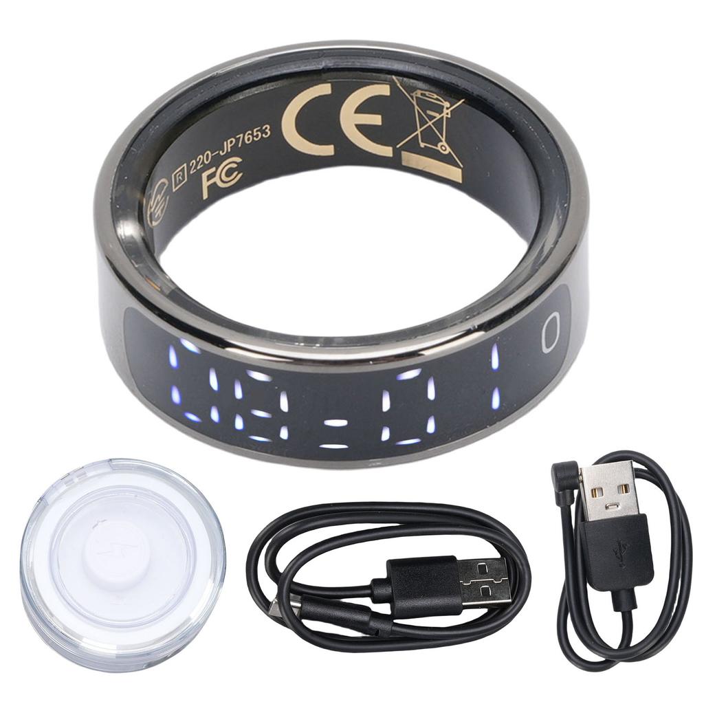 Smart Ring Gesture Control Health Tracking Waterproofing Fitness Rings with Touch Display for Business Travel 8 ID: