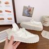 Ugly Cute Ballet Dexin Board Shoes Women's Puffs 2025 Summer New Chic Niche Korean Version Breathable Sports Little White Shoes