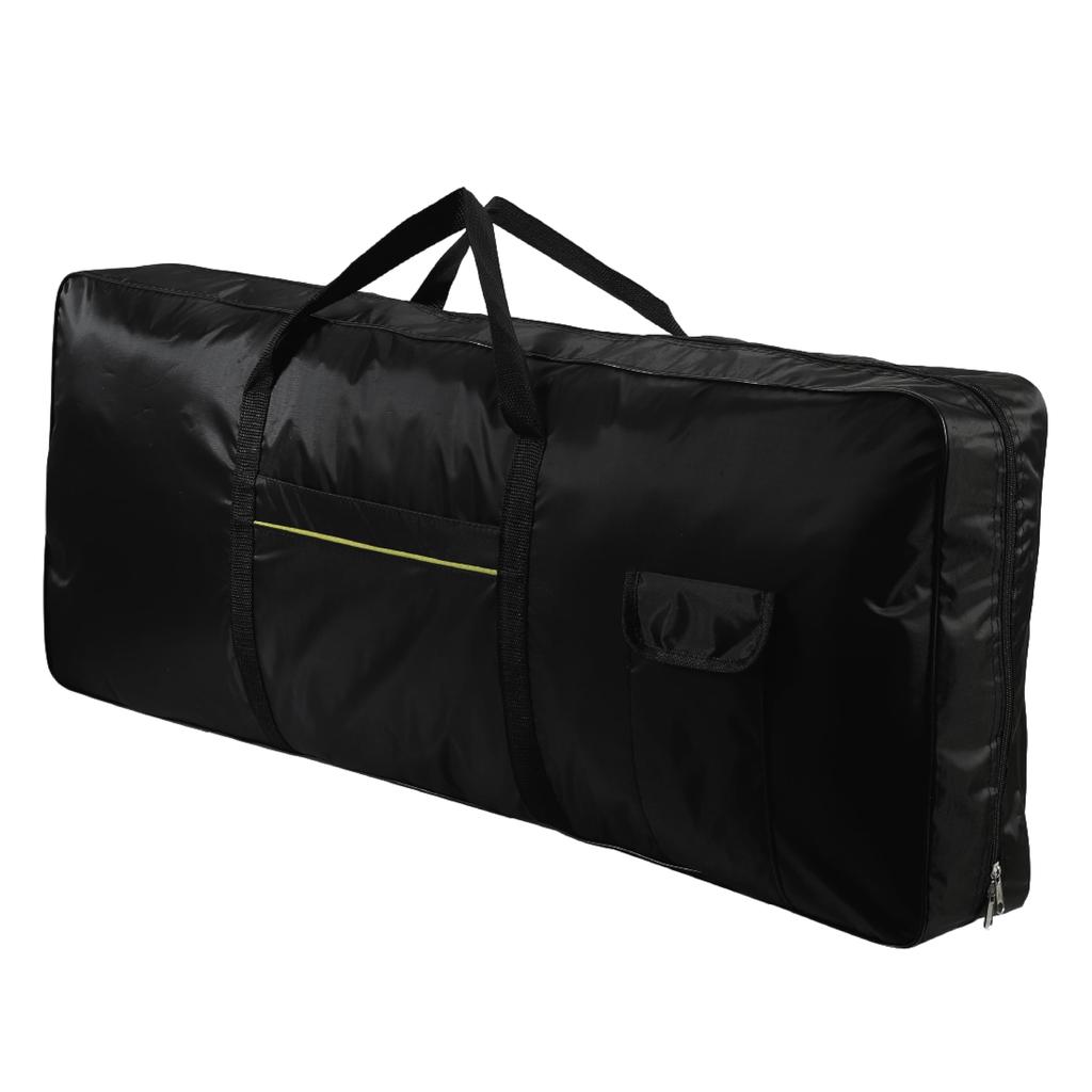 Benrii Keyboard Case, 61 Keys, Soft Case, Backpack, Shoulder Strap, Handbag, Shockproof, Lightweight, Waterproof, Oxford Cloth with Pocket