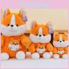 Plush Animal Toy Cartoon Fox Corgi Stuffed Doll Girl Children Gift Birthday