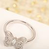 New Vintage Hot Brand Women's Ring Luxury Designer Jewelry For Women Fashion Pure 925 Sterling Silver Lady Butterfly Rings