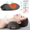 Electric Cervical Massager, Heating Vibration Massage, Back Traction, Relax Sleeping, Memory Foam Pillow, Spine Support