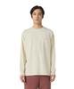 Garment Dyed Short and IVORY XXL L/S T-Shirt TS-25AU012, Sleeve, Men's Women's,