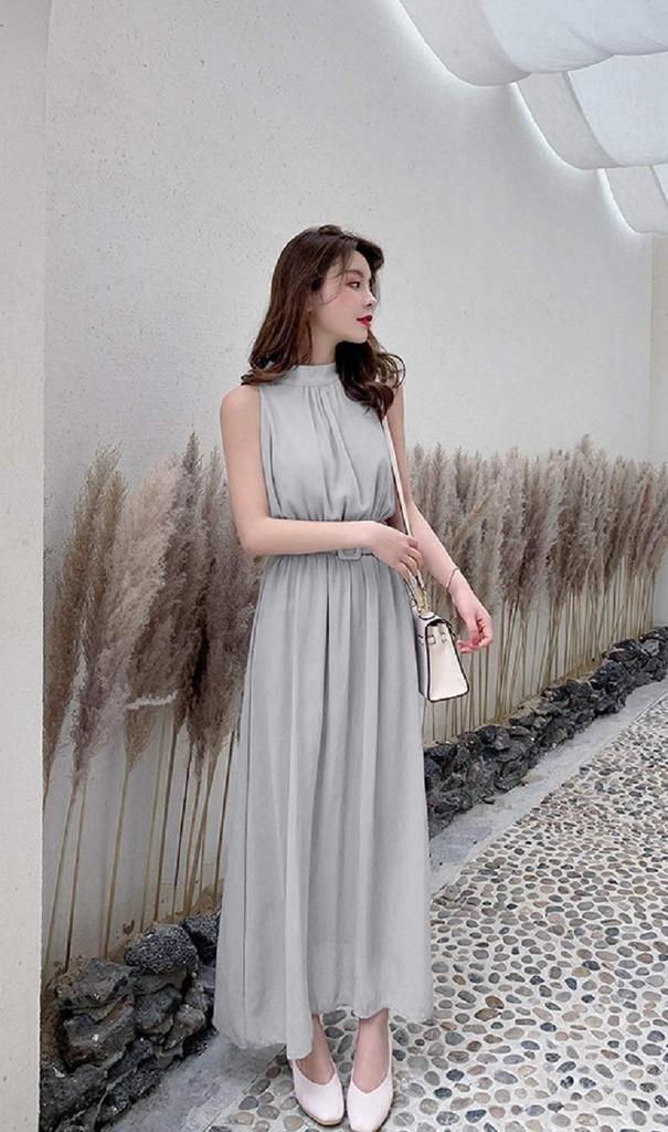 Блестящее длинное платье на весь день с шифоновым макси без рукавов, идеально подходящее для повседневной носки и RW30GRL пояс, саморегулирующееся платье, вечеринки, мероприятия, курорты, носка,