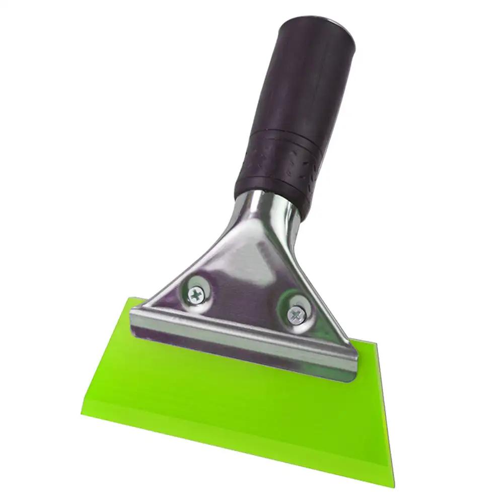 Rubber Scraper Blade Shovel Handle Window Tint Glass Wash Cleaning Tool Carbon Film Wrapping Car Squeegee Car Winter Accessories