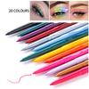 Matte Eyeliner Gel Pencil Easy To Wear Colorful White Yellow Blue Eye Liner Pen Cream Women Eye Makeup Cosmetics 20 Color Option