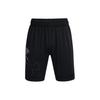 Solid Color Large Logo Print Breathable Sports Training Shorts Men Shorts Black 1370394-001