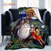 Totoro Cartoon Home Multi Size Blanket  Home Office Children's Nap Blanket Warm Blanket Hiking Picnic Mat.