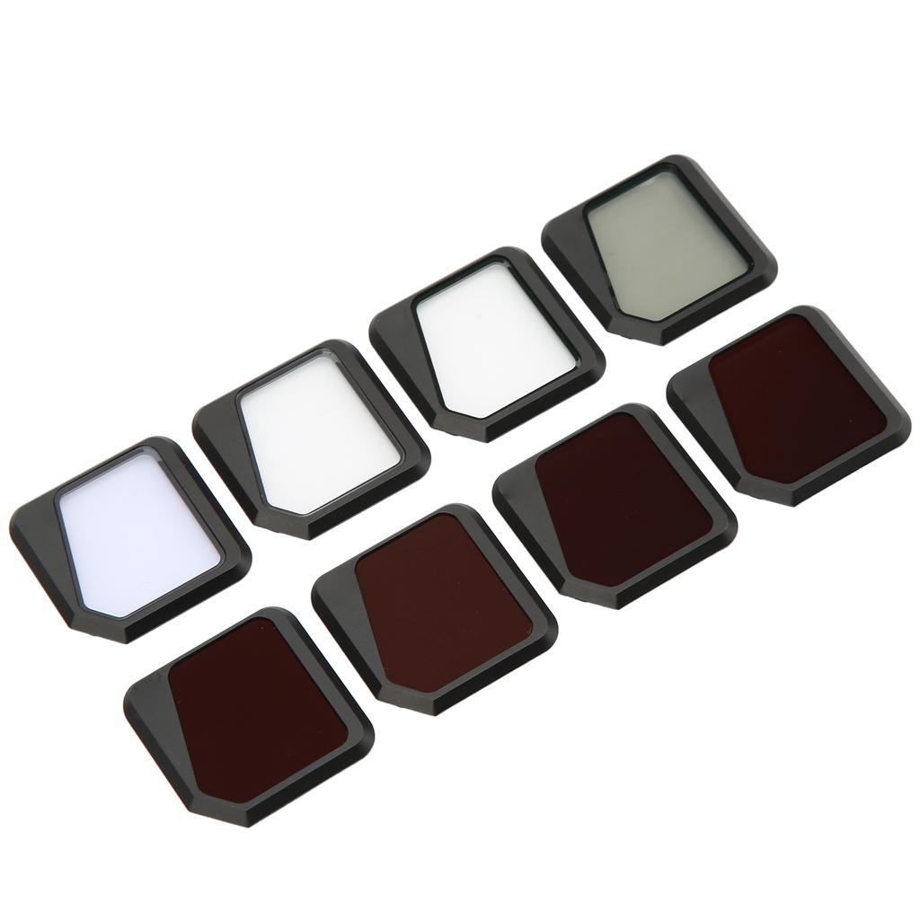 Junestar 8pcsset Drone Camera Lens Filter Set MRCUV CPL STAR Night ND16 32 64 1000 Filter Kit for