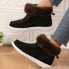 2025 Winter Trend New Suede Casual Boots Sport Sneakers Cozy Flats Fur Women Snow Ankle Boots Short Plush Warm Shoes Botas Mujer