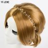 Ladies Hair Accessories Crystal Chain Charms Head Bands Women Jewelry Wedding Bridal Hair Jewelry