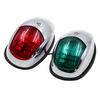 LED Navigation Sailing Light for Fishing Boats and Speedboats Red+Green 12V Simple and Effective Boat Safety Lighting