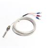 PT100 Thermocouple Probe M10 Thread Thermal WZPM-201 Resistance Cable Length 0.5M-8M