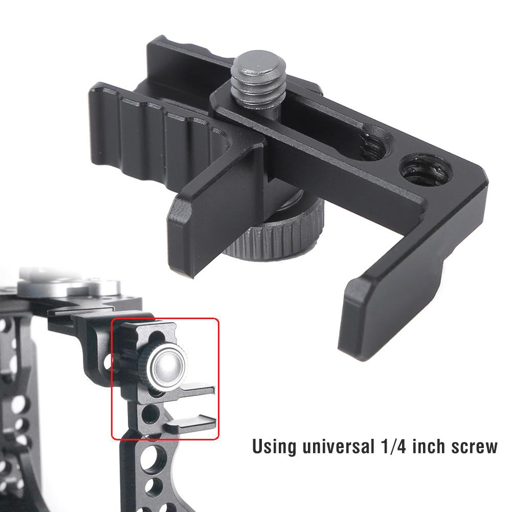 Aluminium Alloy Black Universal Type Camera Cage Wire Clip Fixator Signal Cable Clamp Accessory