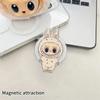 Cute Labubu Phone Grip Cartoon Magnetic Phone Holder Supports Smart Tok Kawaii Portable Folding Phone Holder Stand