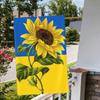1/2/3Pcs 12" X 18" Sunflower Flag Patriotic Ukrainian National Flag Double Sided Garden